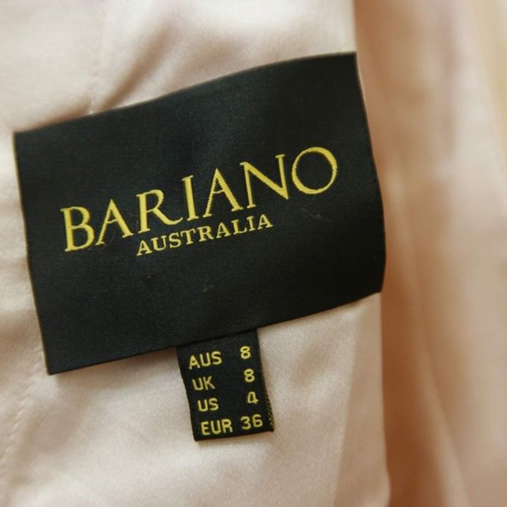 Bariano Australia peachy beige evening gown - Picture 3 of 5